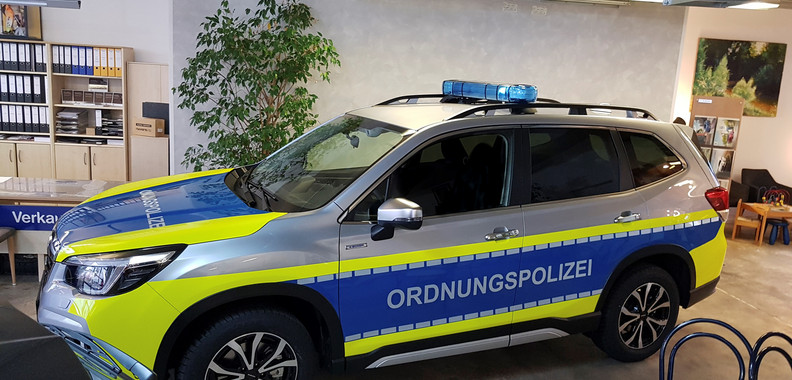 Bild zu Auf Streife im Subaru Forester e-BOXER:  Neuer Dienstwagen für Ordnungspolizei Eppstein
